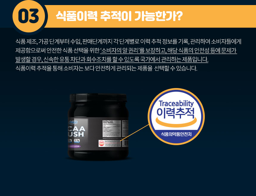 BCAA 러쉬 보충제
